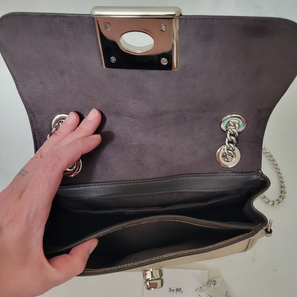 NEW Coach Shoulder Bag Purse with Chain - Picture 5 of 5